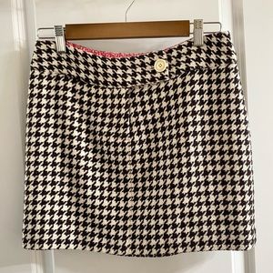 Vineyard Vines Houndstooth Black and White Skirt Size 2
